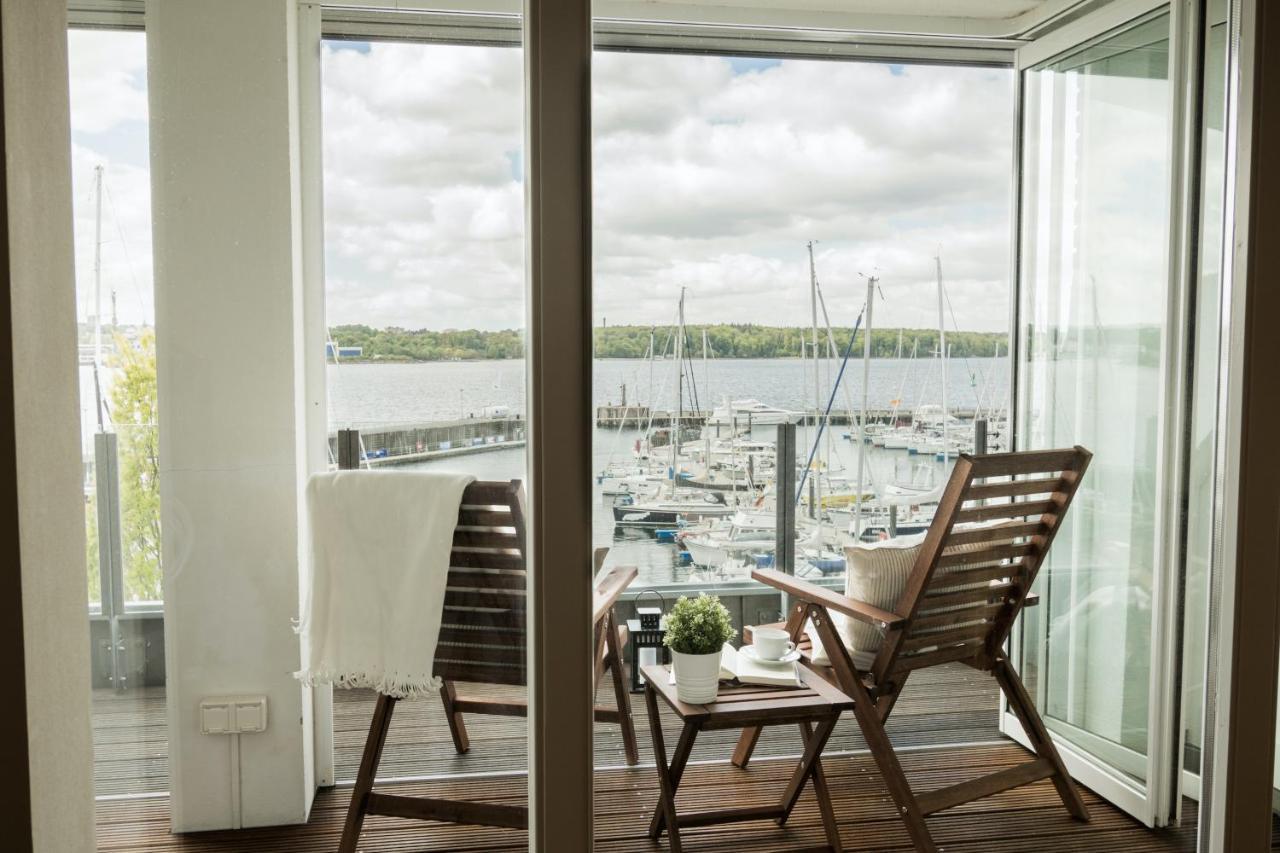 Fewo1846 - Baltic Lodge - Komfortable Maisonettewohnung Mit 3 Schlafzimmern, Balkon Und Blick Auf Die Marina Sonwik Фленсбург Екстериор снимка