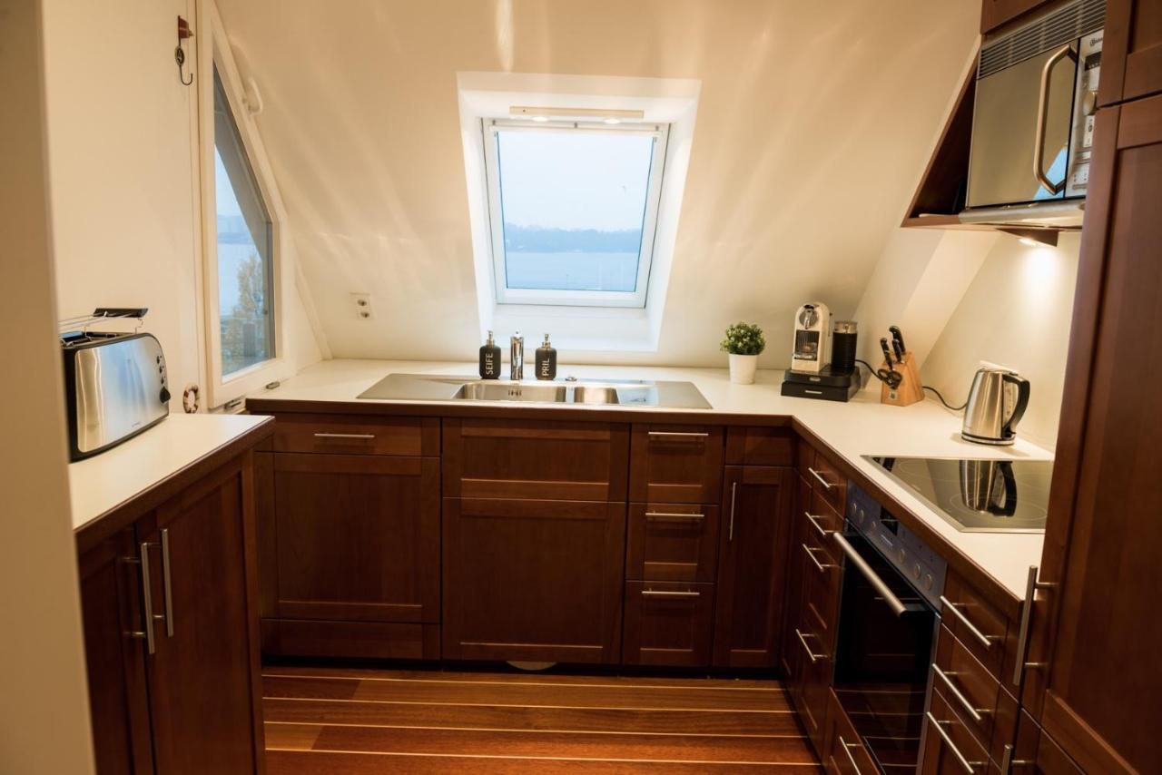 Fewo1846 - Baltic Lodge - Komfortable Maisonettewohnung Mit 3 Schlafzimmern, Balkon Und Blick Auf Die Marina Sonwik Фленсбург Екстериор снимка
