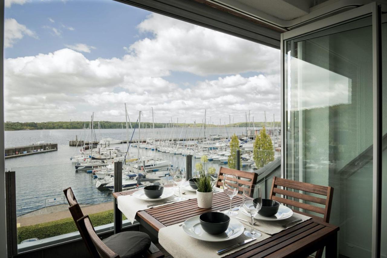 Fewo1846 - Baltic Lodge - Komfortable Maisonettewohnung Mit 3 Schlafzimmern, Balkon Und Blick Auf Die Marina Sonwik Фленсбург Екстериор снимка