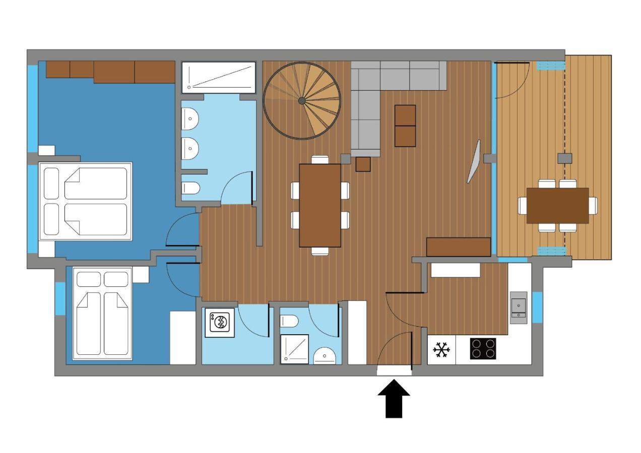 Fewo1846 - Baltic Lodge - Komfortable Maisonettewohnung Mit 3 Schlafzimmern, Balkon Und Blick Auf Die Marina Sonwik Фленсбург Екстериор снимка